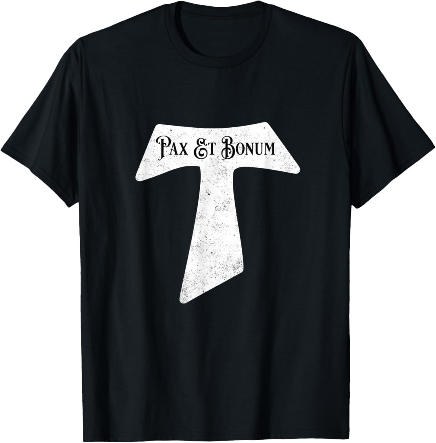 Retro Tau Cross T-Shirt - T-Shirt | Black