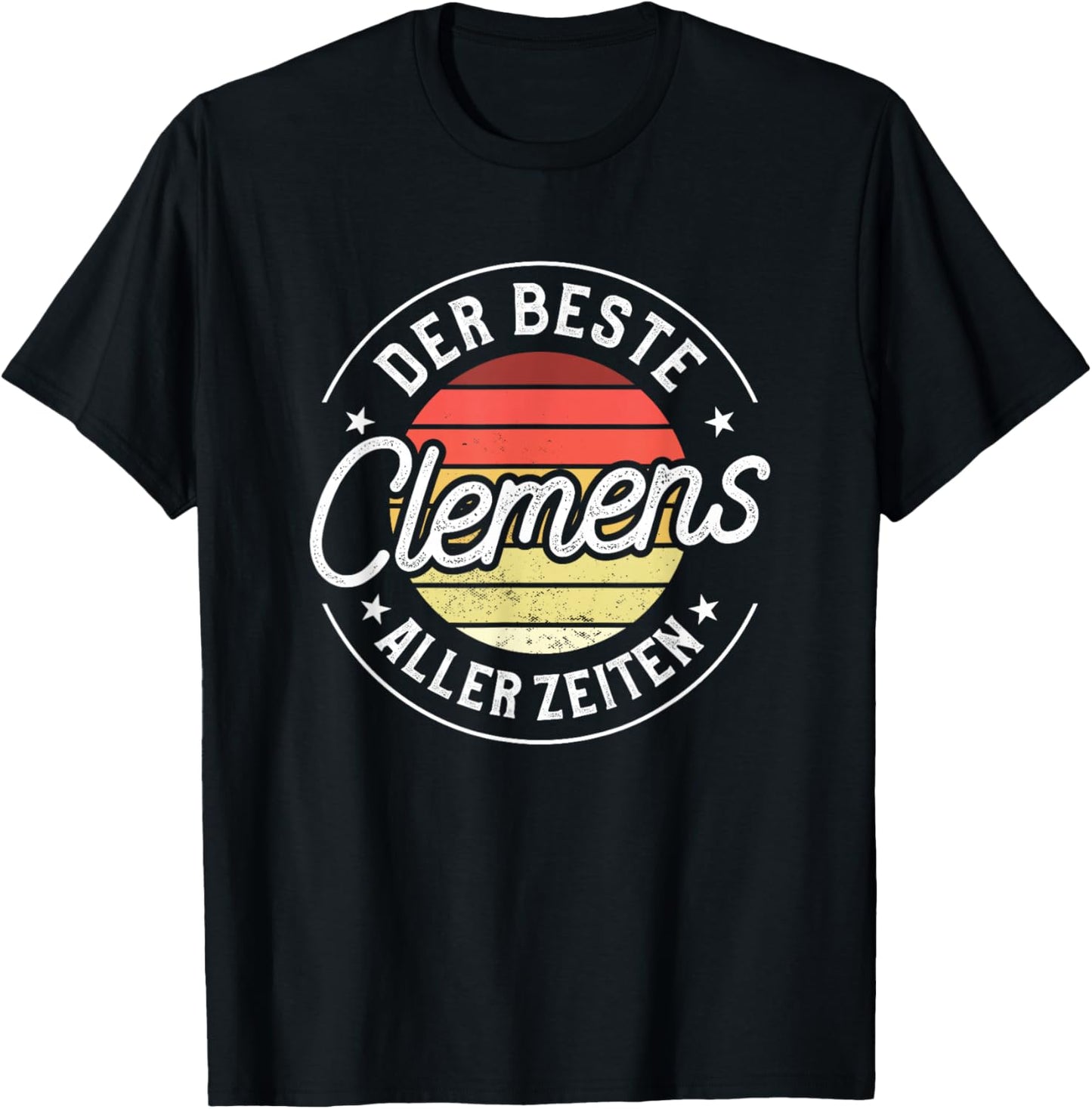 Der beste Clemens aller Zeiten T-Shirt - T-Shirt | Black