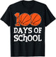100th Day of School Boys Girls Kids 100 Days of School T-Shirt - T-Shirt | Black