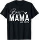 Boy Mama Est 2026 Boy Mom Pregnancy Announcement Mom of Boys T-Shirt - T-Shirt | Black