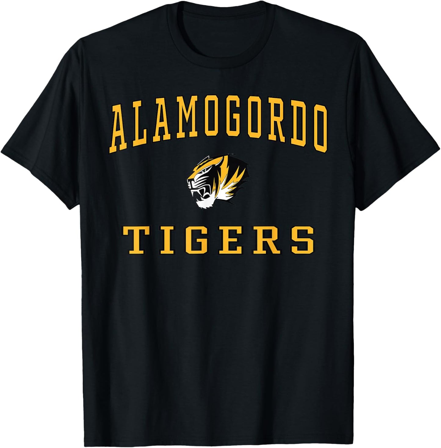 Alamogordo High School Tigers C1 T-Shirt - T-Shirt | Black