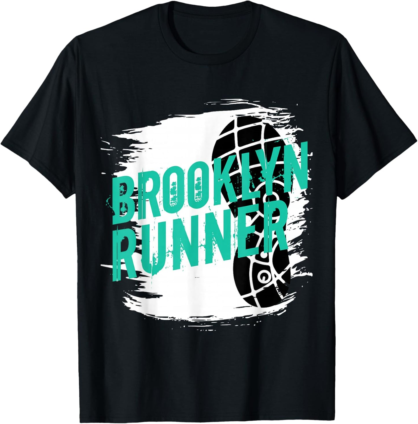 Brooklyn Runner Half Marathon 5k Running Race Gift New York T-Shirt - T-Shirt | Black