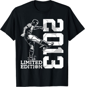 Limited Edition 2013 13 Years Soccer 13th Birthday T-Shirt - T-Shirt | Black