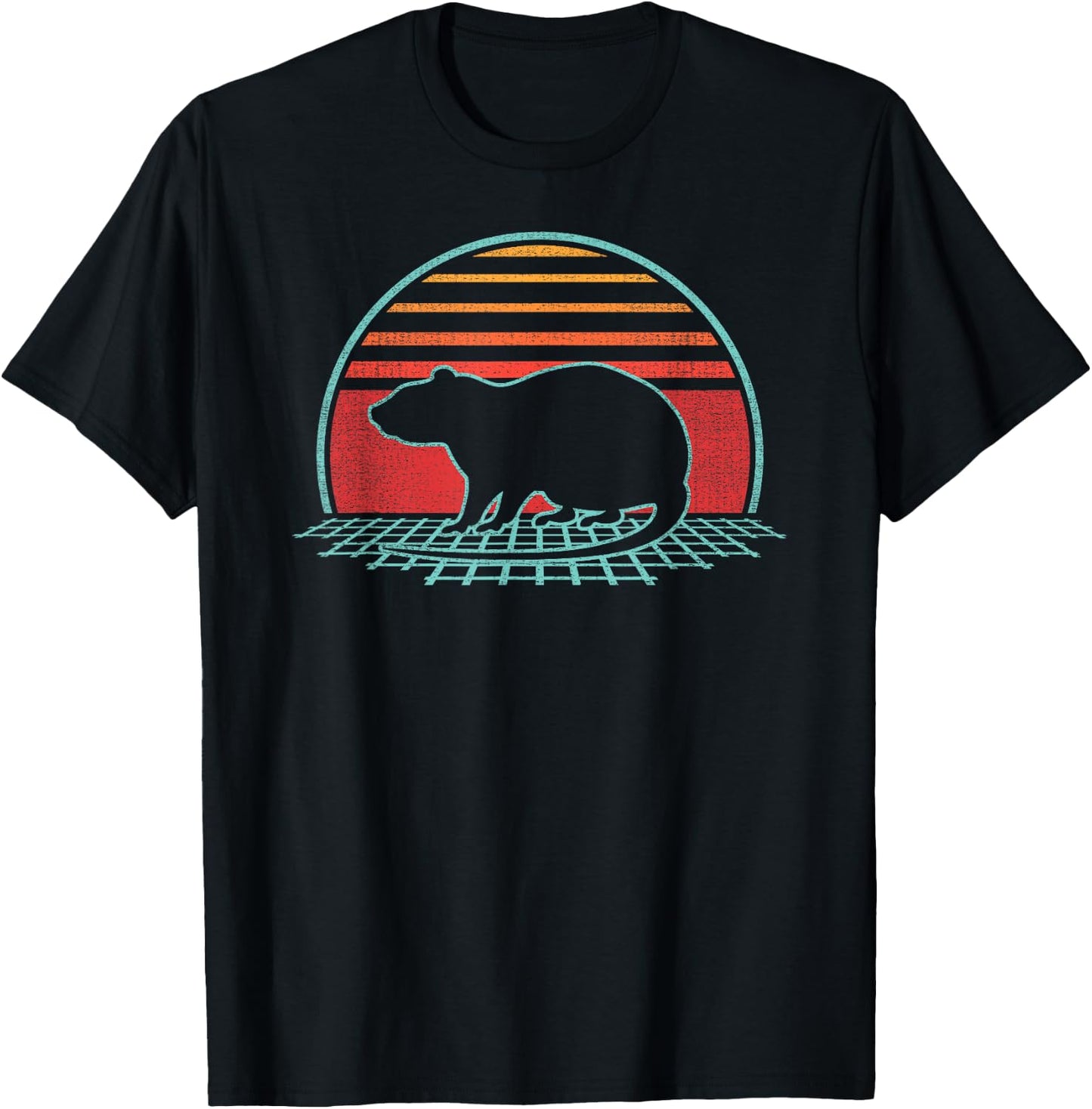 Rat Lover Animal Retro Vintage 80s Style T-Shirt - T-Shirt | Black