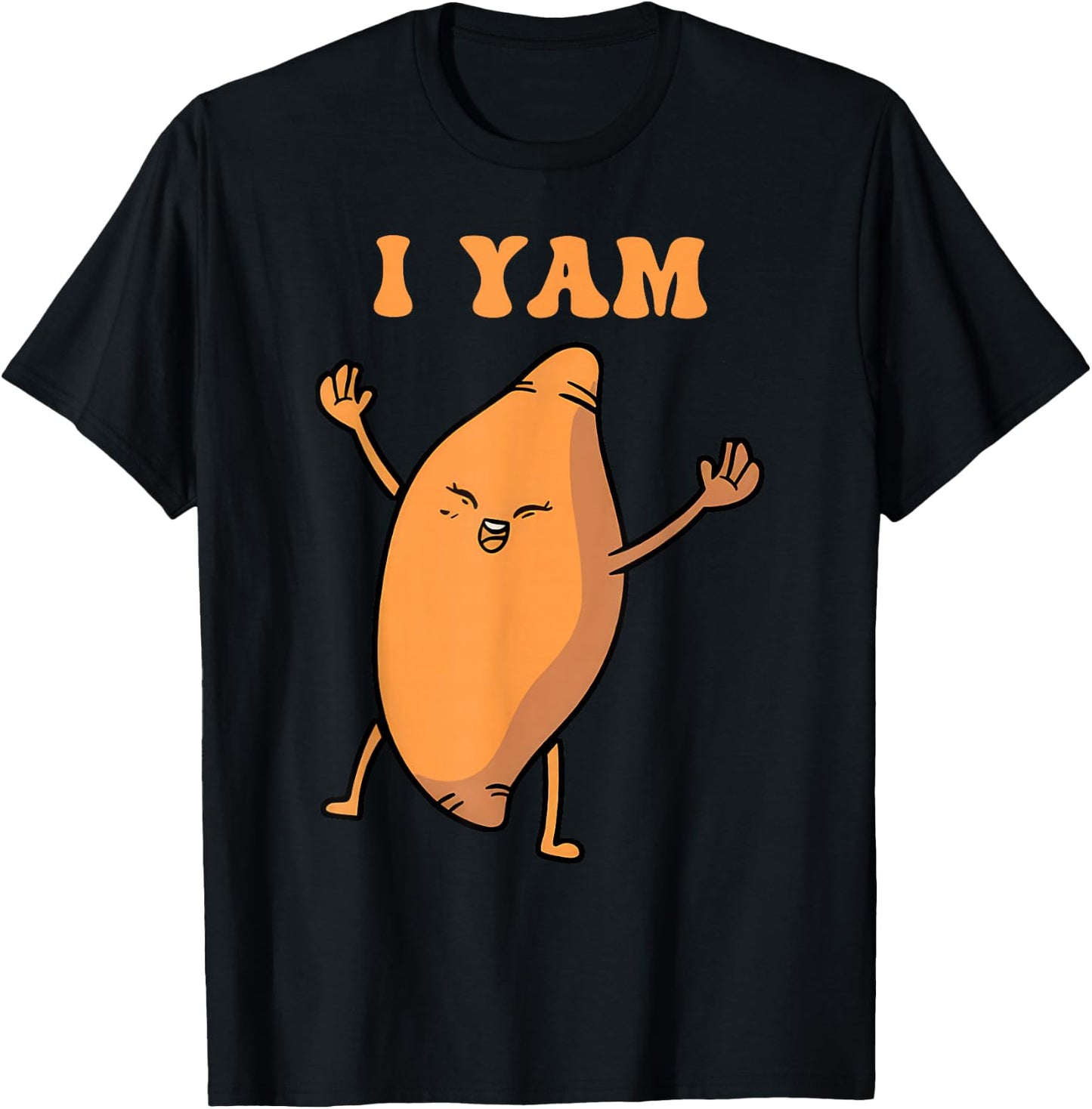 Thanksgiving Matching Couple She's My Sweet Potato I Yam T-Shirt - T-Shirt | Black