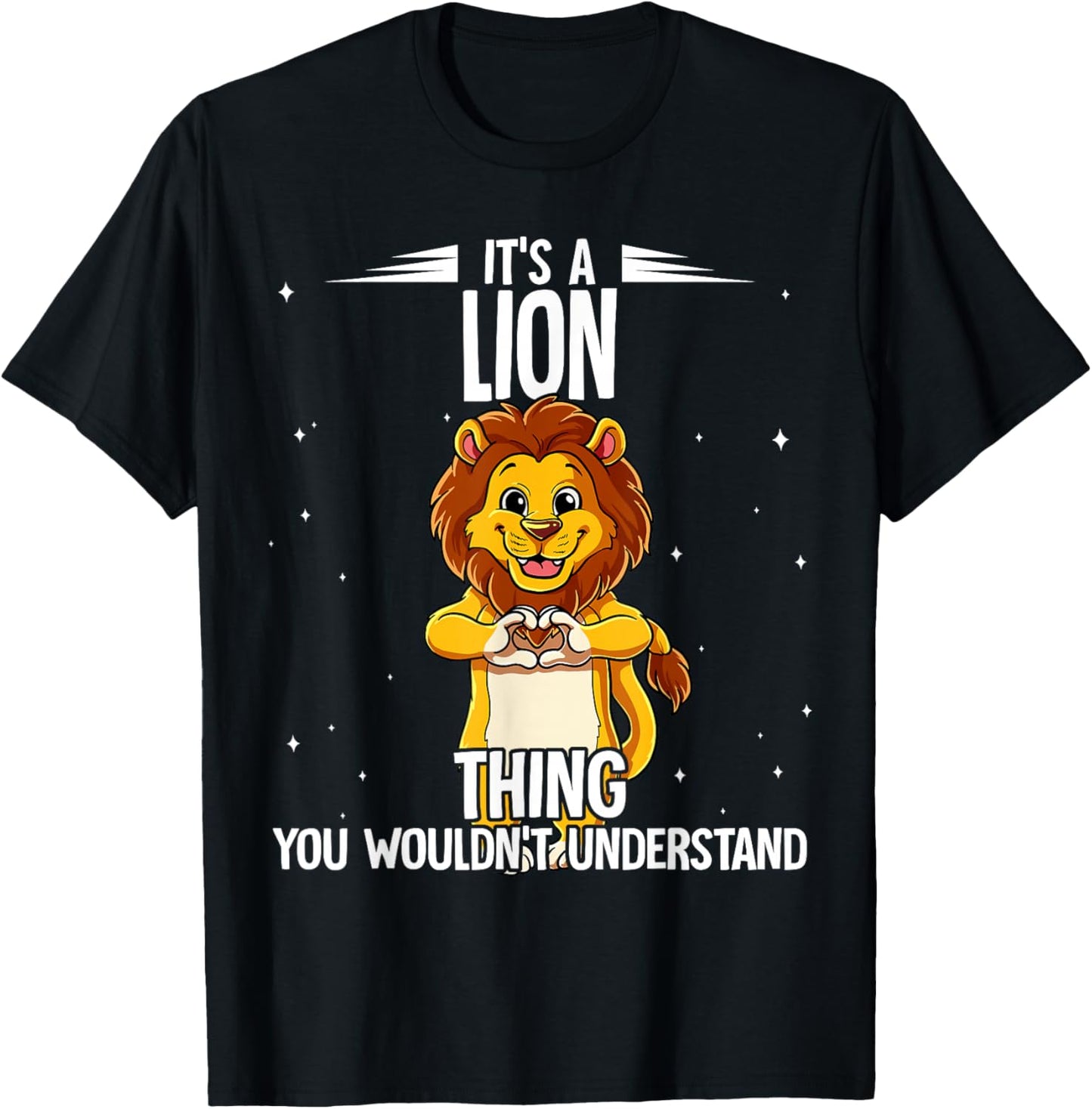 Its A Lion Thing Lion T-Shirt - T-Shirt | Black
