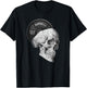 Funny Skull Weightlifting Gym Print T-Shirt - T-Shirt | Black