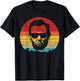 4th of July Men Women Abe Abraham Lincoln Retro Sunset T-Shirt - T-Shirt | Black