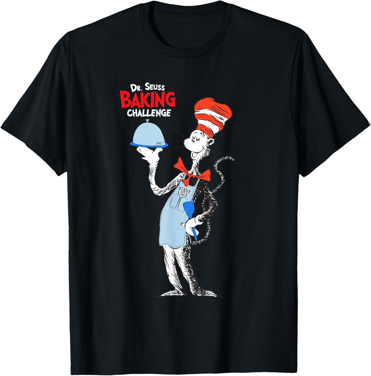Dr. Seuss Baking Challenge The Cat In The Hat T-Shirt - T-Shirt | Black