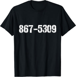 8675309 T-Shirt - T-Shirt | Black