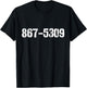 8675309 T-Shirt - T-Shirt | Black
