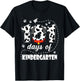101 Days Kindergarten School 100 Days Dog 100th Day Students T-Shirt - T-Shirt | Black