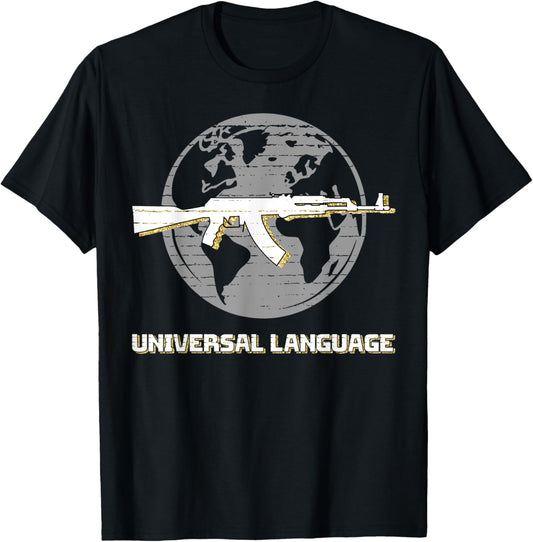 Kalashnikov Gun Lover AK-47 Assault Rifle Gun T-Shirt - T-Shirt | Black