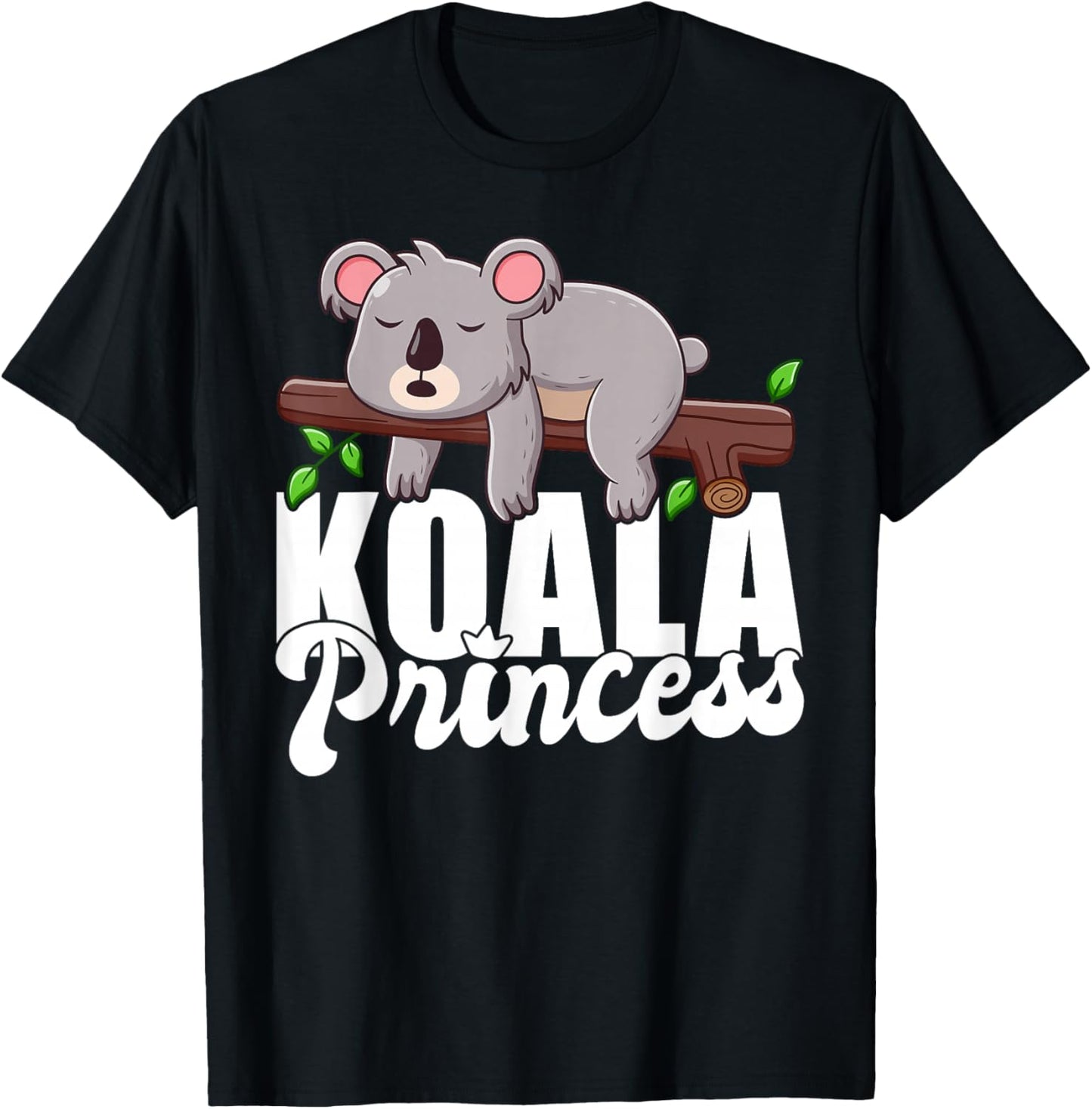 Koala Princess Koala T-Shirt - T-Shirt | Black