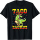 Tacosaurus T-Rex Tyrannosaurus Dinosaur Funny Taco Sombrero T-Shirt - T-Shirt | Black