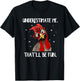 Chicken With Bandana Chicken Underestimate Me That'll Be Fun T-Shirt - T-Shirt | Black