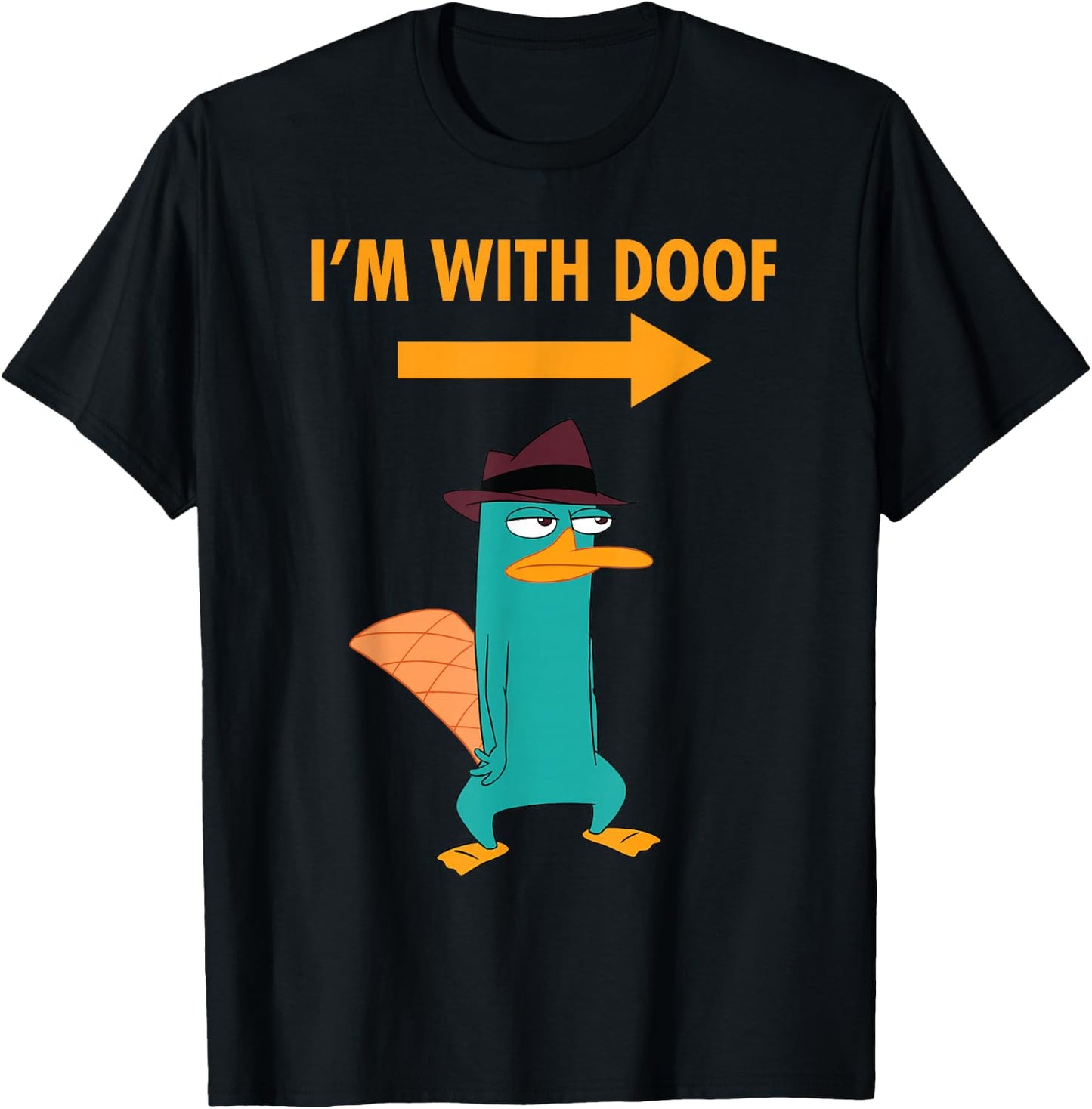 Phineas and Ferb: Candace Against The Universe I'm with Doof Small T-Shirt - T-Shirt | Black