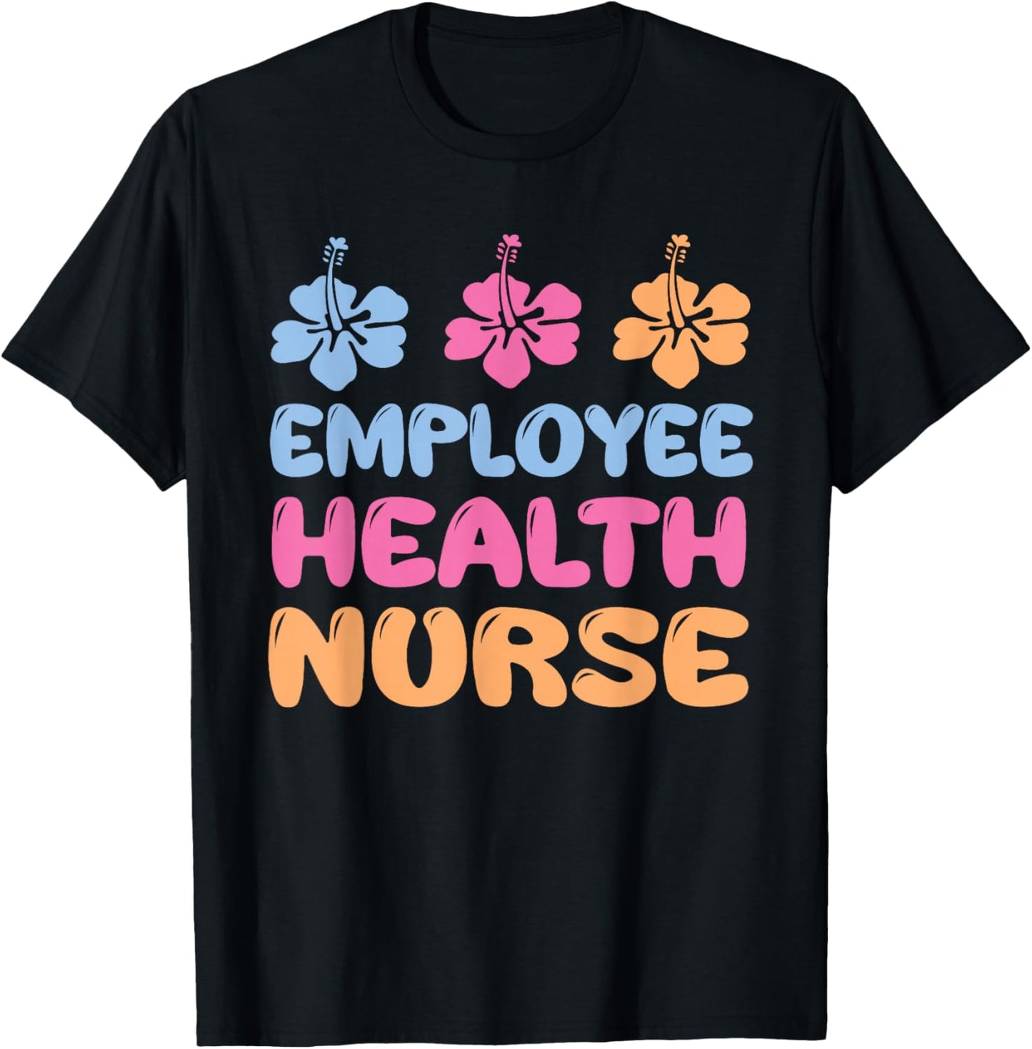 Beautiful Employee Health Nurse Wear Occupational Medicine T-Shirt - T-Shirt | Black