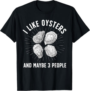 Cool Oyster Art Women Oyster Shucking Seafood Lovers T-Shirt - T-Shirt | Black