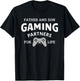 Father and Son Gaming Partners for Life Family Matching Gift T-Shirt - T-Shirt | Black