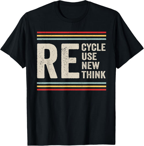 Recycle Reuse Renew Rethink Earth Day Activism Vintage
