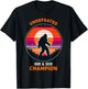 Undefeated Hide and Seek Champion Funny Sasquatch Bigfoot T-Shirt - T-Shirt | Black