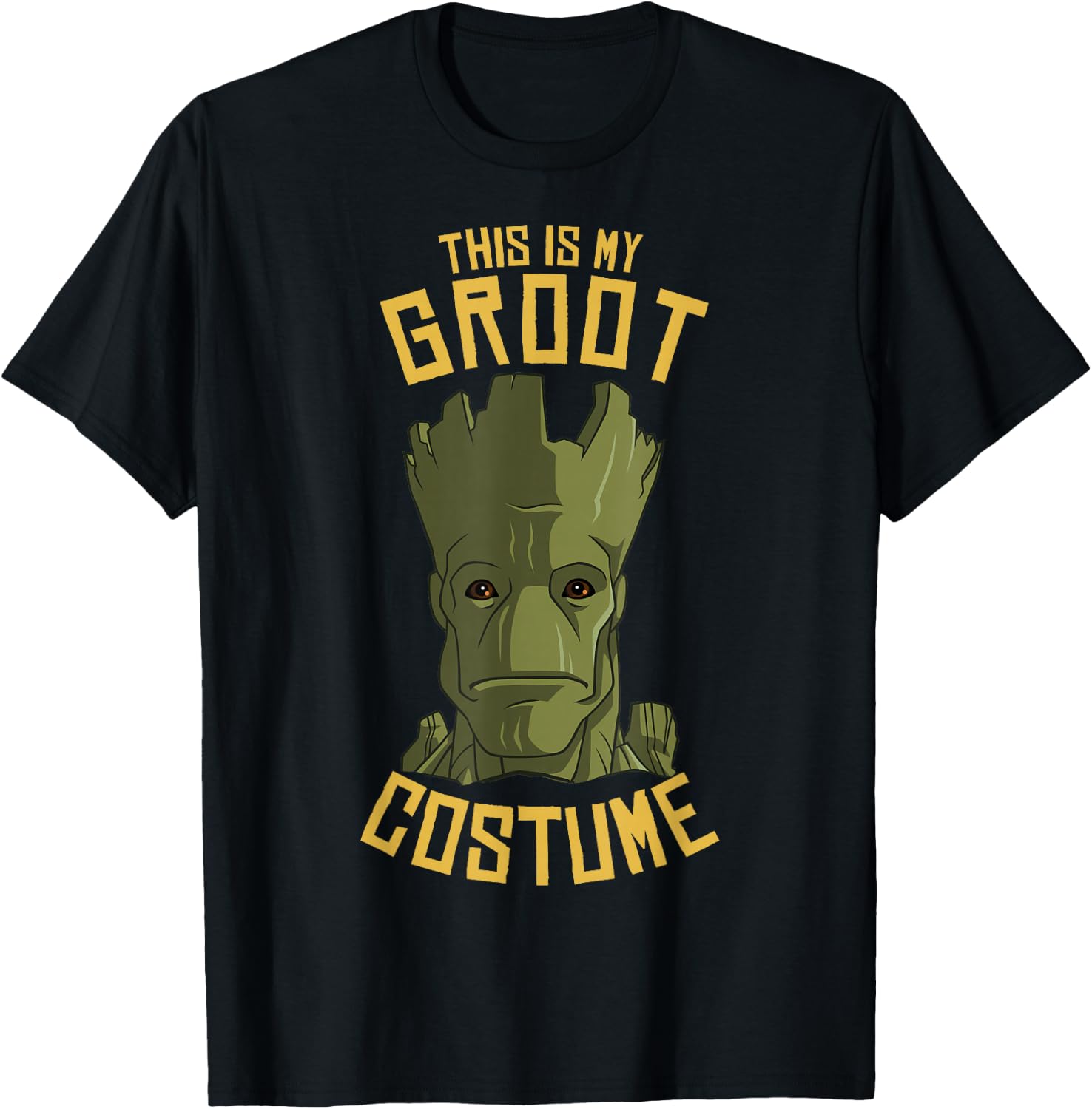 Marvel Guardians of The Galaxy Groot Costume Halloween T-Shirt - T-Shirt | Black