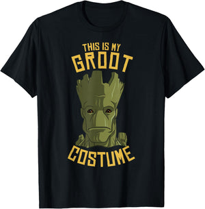 Marvel Guardians of The Galaxy Groot Costume Halloween T-Shirt - T-Shirt | Black