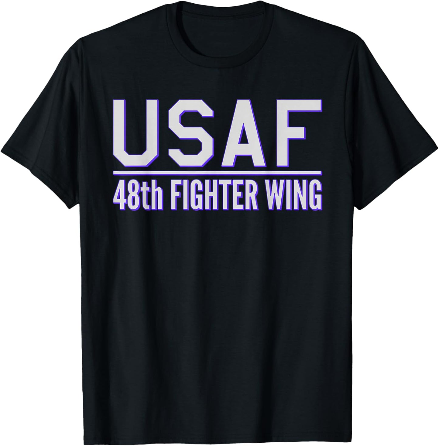 48th Fighter Wing Usaf Raf Lakenheath Air Force T-Shirt - T-Shirt | Black