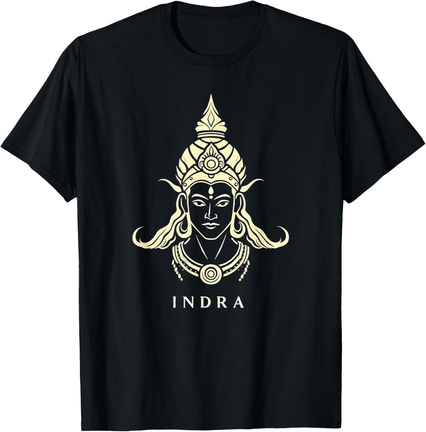 Indra Ancient God and King of the Devas T-Shirt - T-Shirt | Black