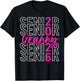 Senior 2026 Proud Granny of A Class of 2026 Graduate T-Shirt - T-Shirt | Black