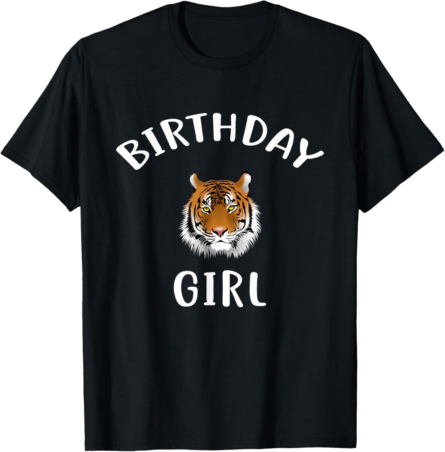 Birthday Girl TIGER TIGER Shirt for Birthday T-Shirt - T-Shirt | Black