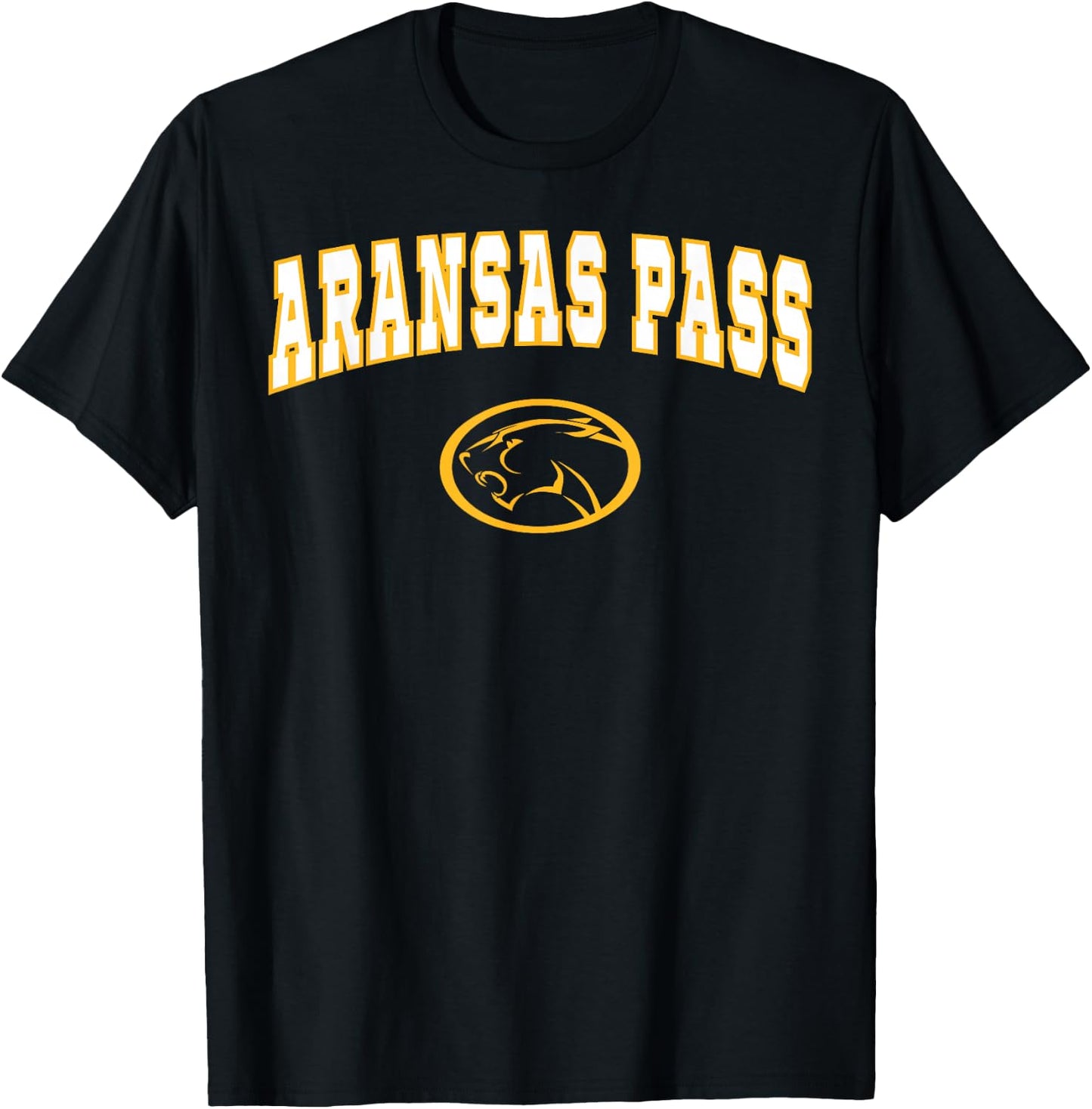 Aransas Pass High School Panthers C2 T-Shirt - T-Shirt | Black