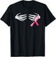 Breast Cancer Awareness Skull Boobs Hand T-Shirt - T-Shirt | Black