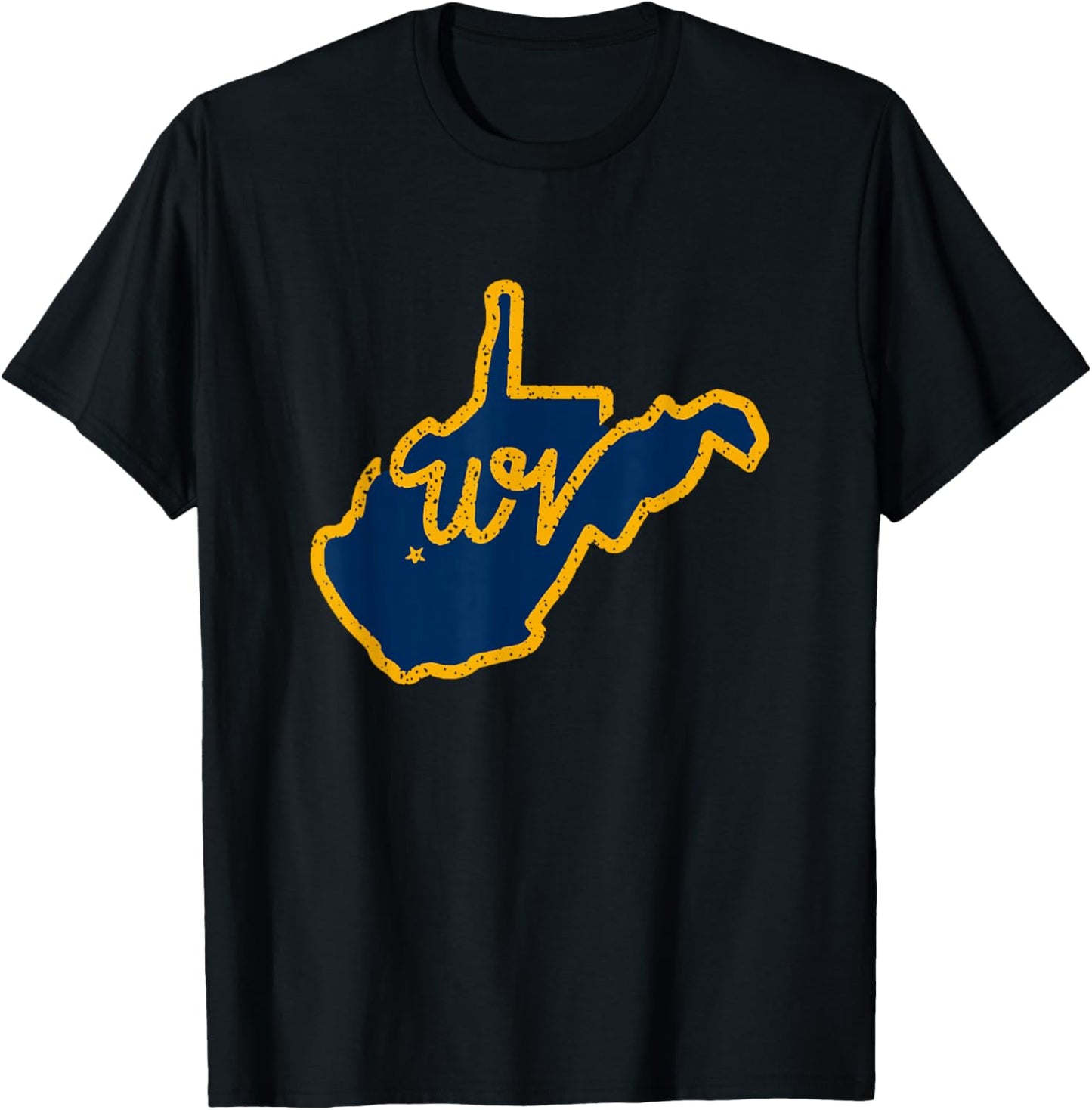 Vintage West Virginia Map WV 304 West Virginia Home T-Shirt - T-Shirt | Black