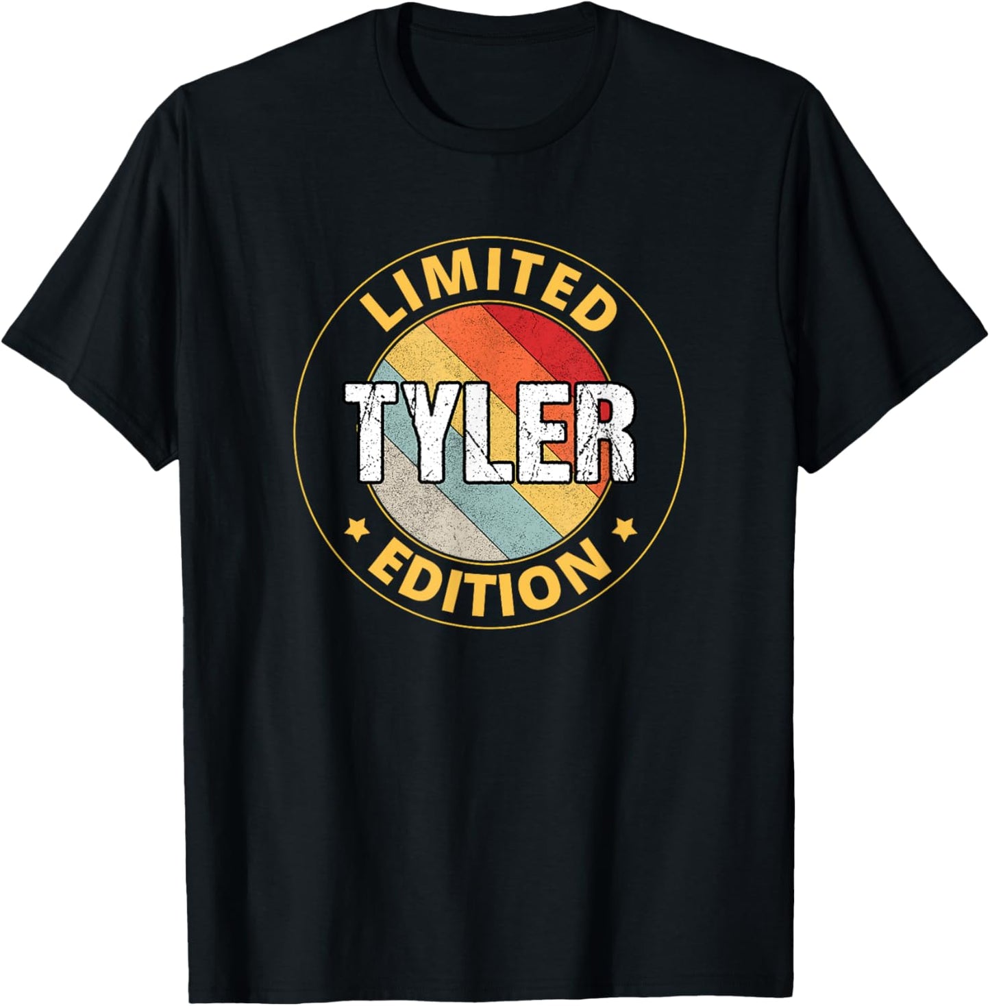 Tyler Name T-Shirt - T-Shirt | Black