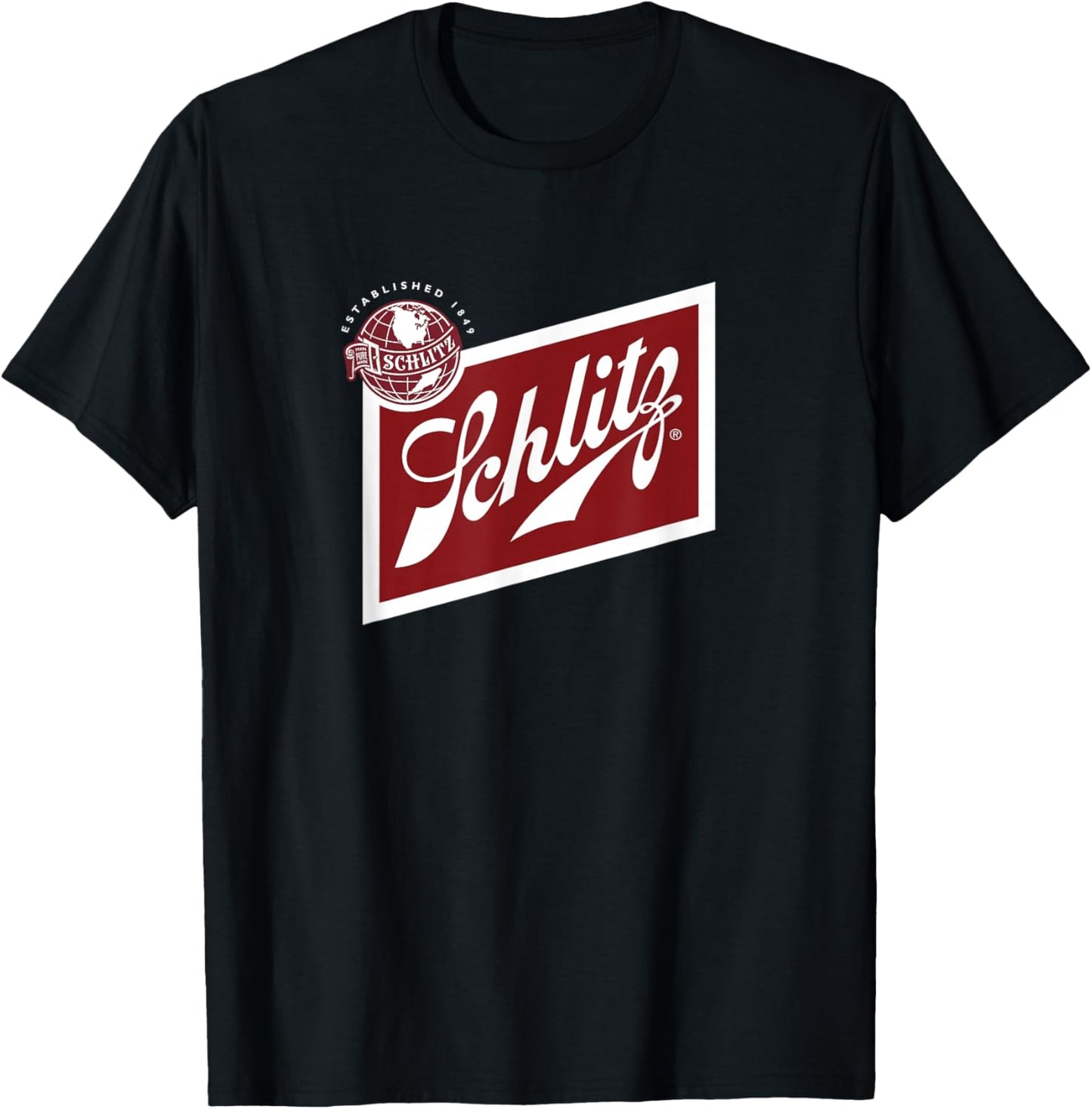Schlitz Style - Pale Logo T-Shirt - T-Shirt | Black