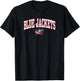 Columbus Blue Jackets Arch Over Navy Officially Licensed T-Shirt - T-Shirt | Black