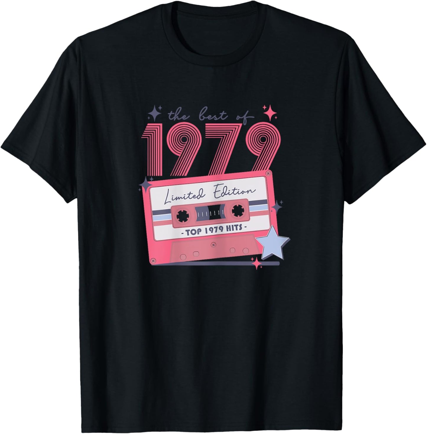 1979 Vintage Birthday Retro Gifts for Woman 70s 80s Disco T-Shirt - T-Shirt | Black