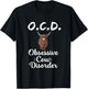 O.C.D. Funny Scottish Highland Cow Farmer Animal Cattle Gift T-Shirt - T-Shirt | Black