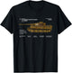 Tiger 1 German Heavy Tank WWII World War Historic PzKpfw VI T-Shirt - T-Shirt | Black