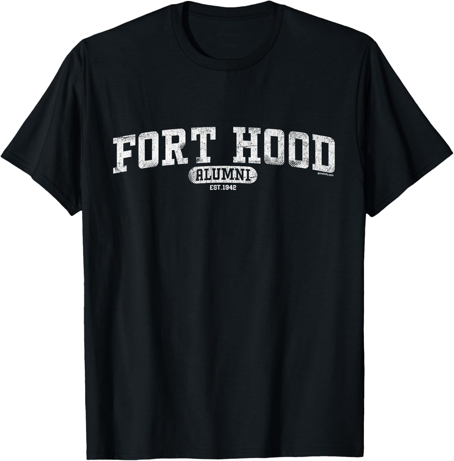 Fort Hood Alumni - Army Base, Killeen, Texas T-Shirt - T-Shirt | Black