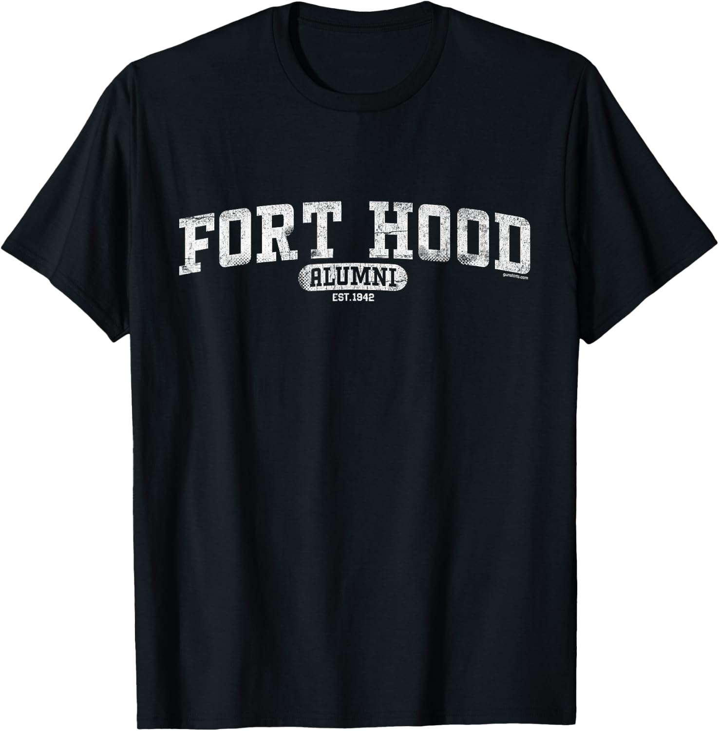 Fort Hood Alumni - Army Base, Killeen, Texas T-Shirt - T-Shirt | Black
