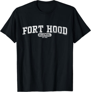 Fort Hood Alumni - Army Base, Killeen, Texas T-Shirt - T-Shirt | Black