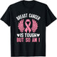 Pink Ribbon Breast Cancer Awareness Breast Cancer Survivor T-Shirt - T-Shirt | Black