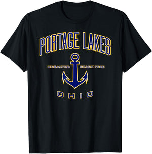 Portage Lakes Shirt , Men, Girls & Boys T-Shirt - T-Shirt | Black