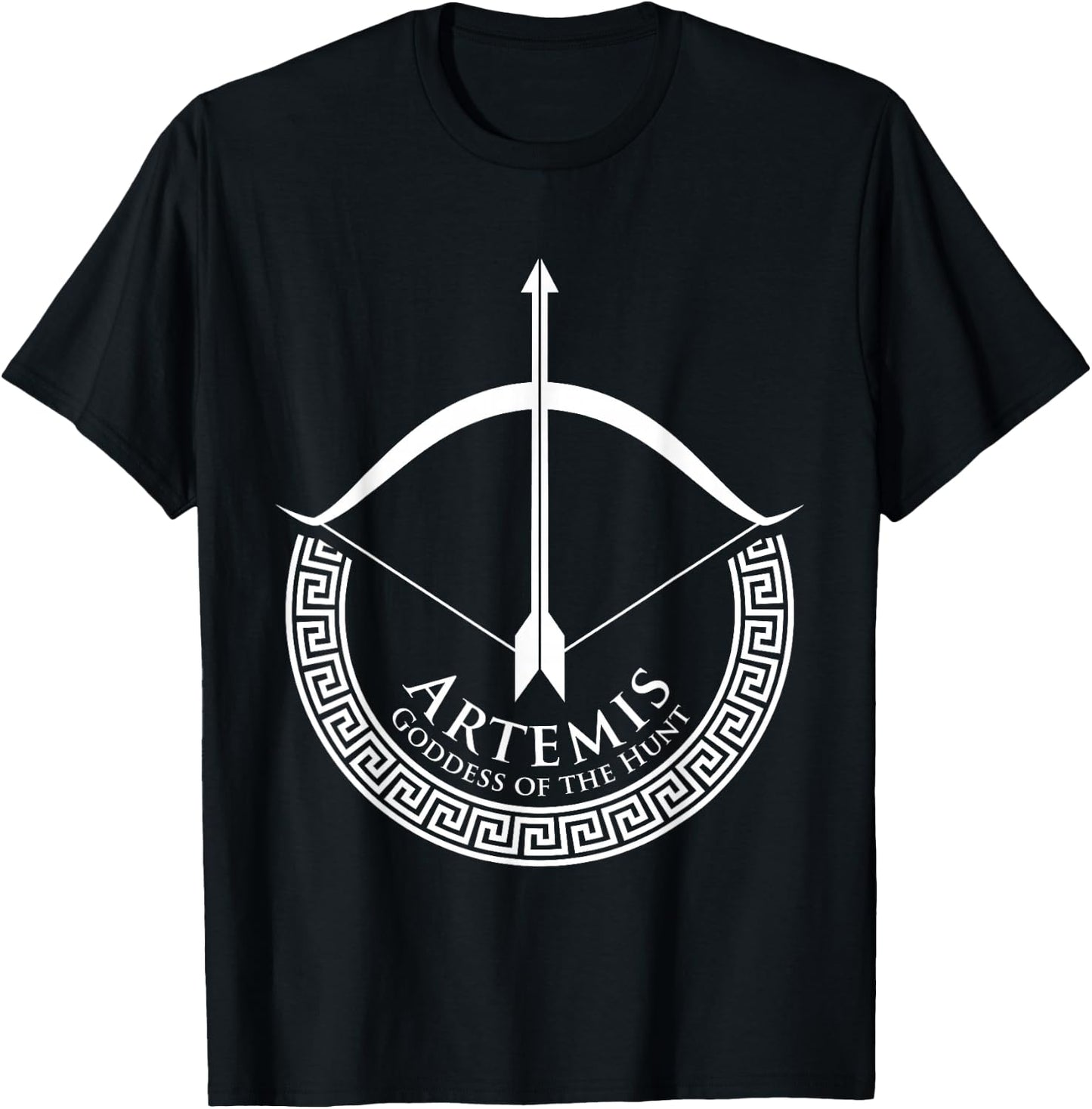 Artemis Goddess Of The Hunt Greek Mythology Hunting Hunter T-Shirt - T-Shirt | Black