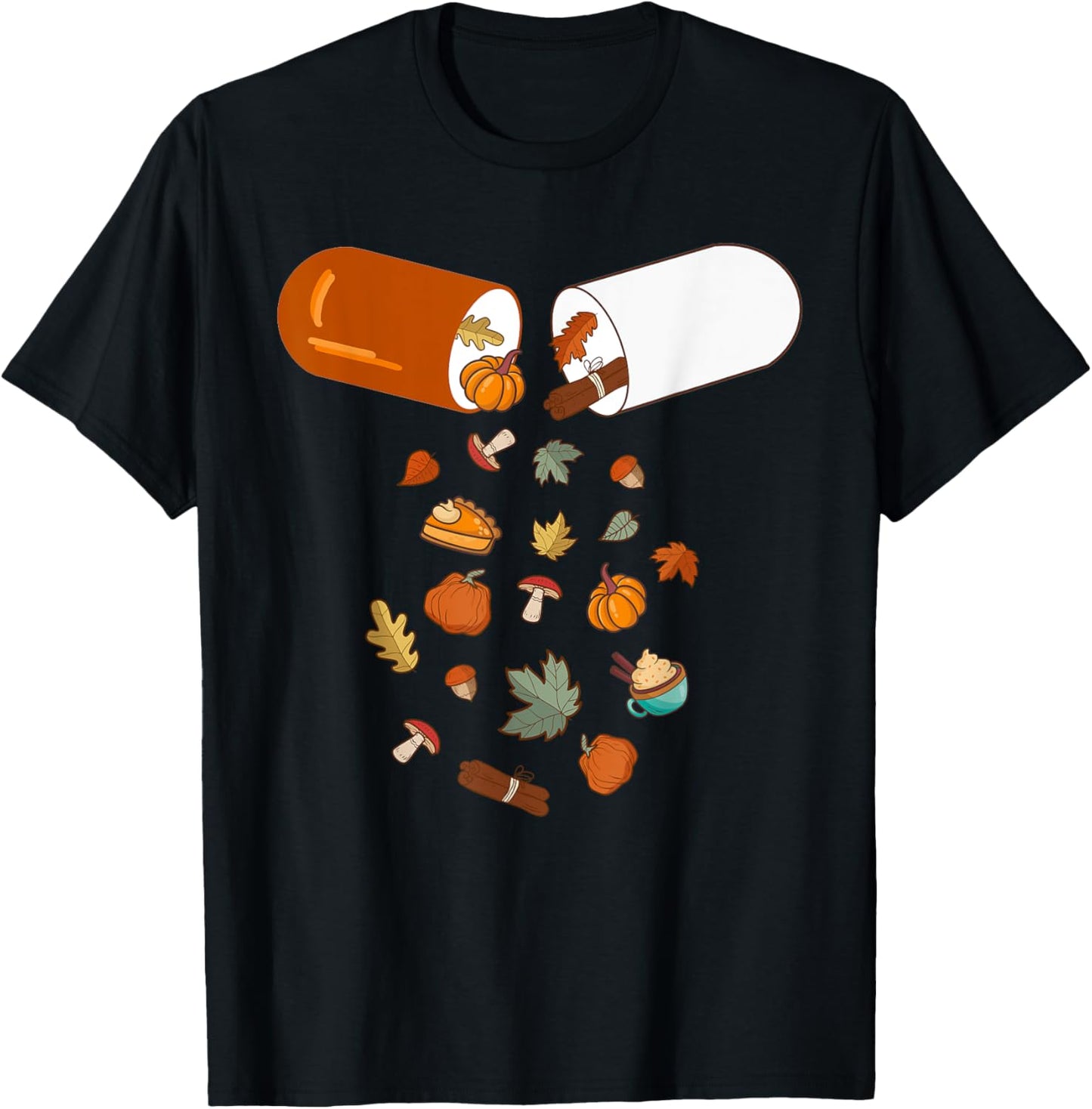 Pharmacy Tech CPhT Fall Vibe Its Fall Yall Pumpkin Season T-Shirt - T-Shirt | Black