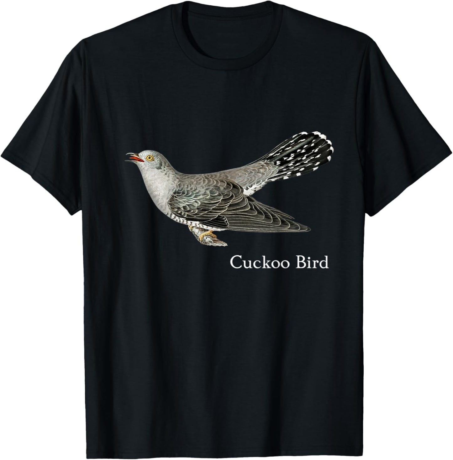 Cuckoo Bird Shirt Ornithology Bird T-Shirt - T-Shirt | Black
