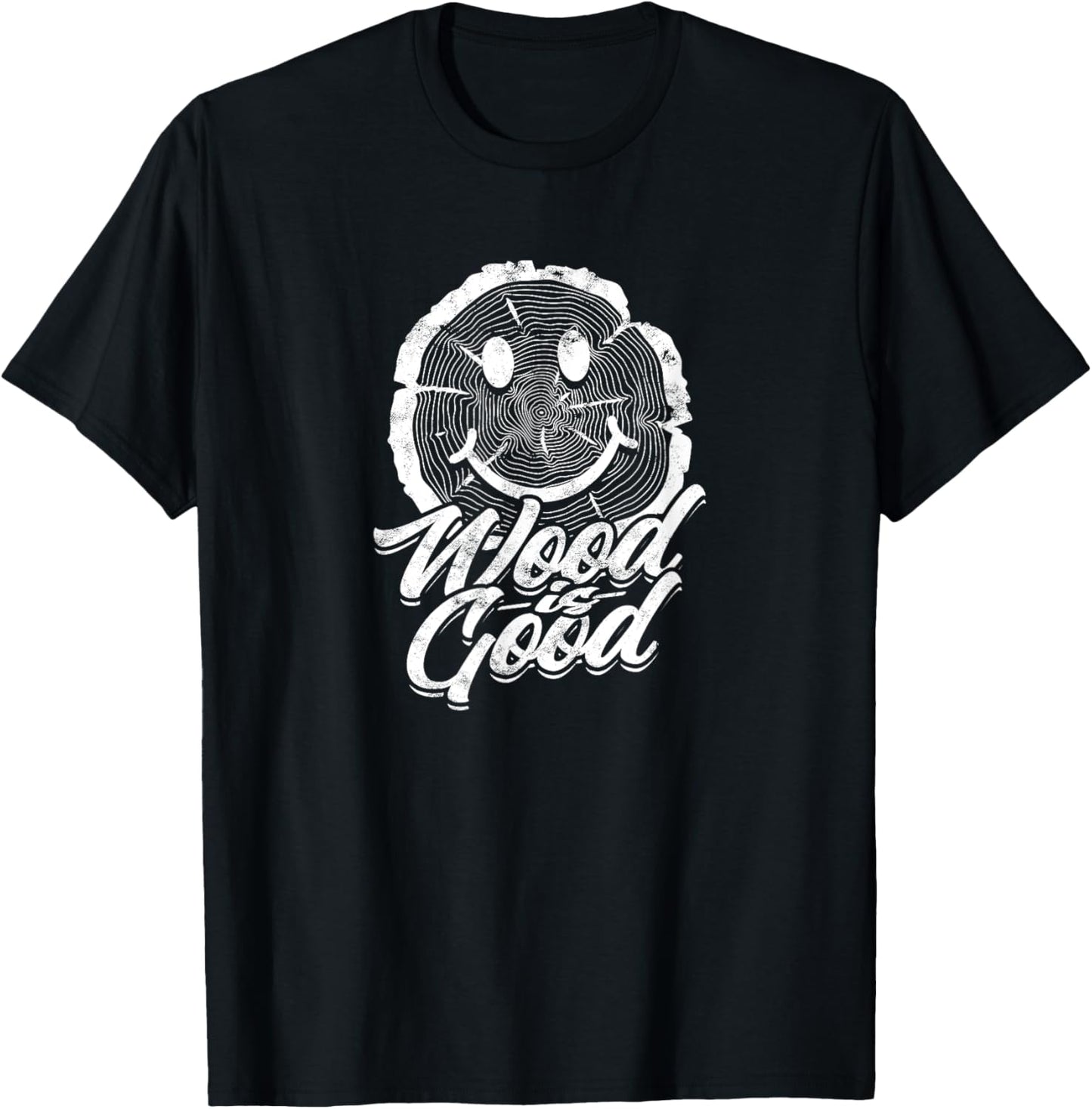 Wood is Good - Woodcraft T-Shirt - T-Shirt | Black